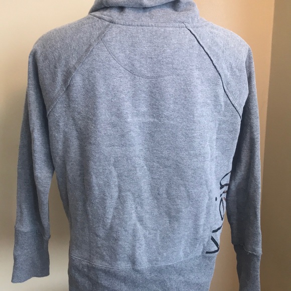 Grey Calvin Klein Cowl Neck Sweatshirt - Picture 4 of 5